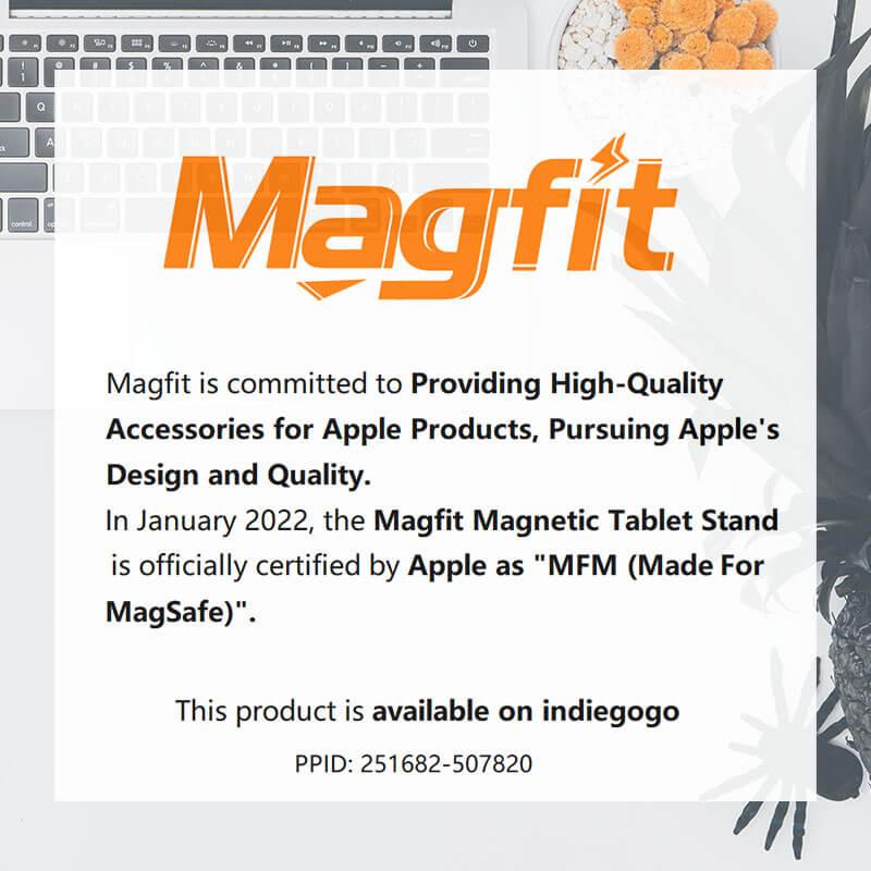 MAGFIT USB C Hub 10 in 1 Docking Station Magnetic Vertical Stand For Mac Mini