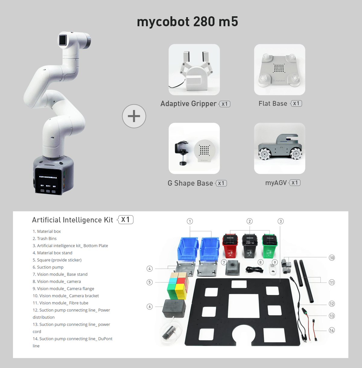 myCobot 280 All-in-one Suite