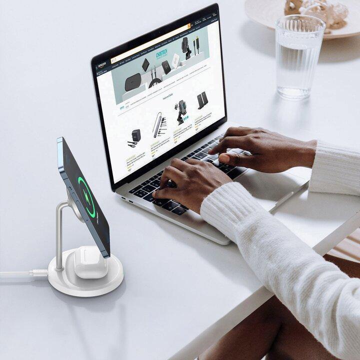 MAGFIT MagSafe Wireless Charging Stand for iPhone 11/12/13 & AirPods