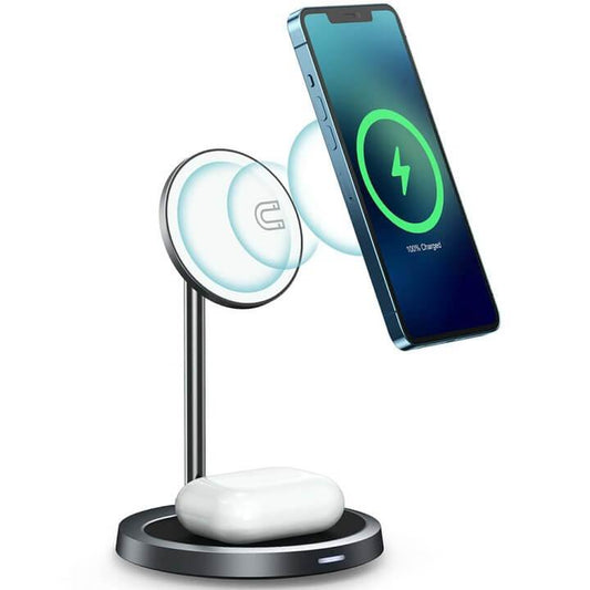 MAGFIT MagSafe Wireless Charging Stand for iPhone 11/12/13 & AirPods